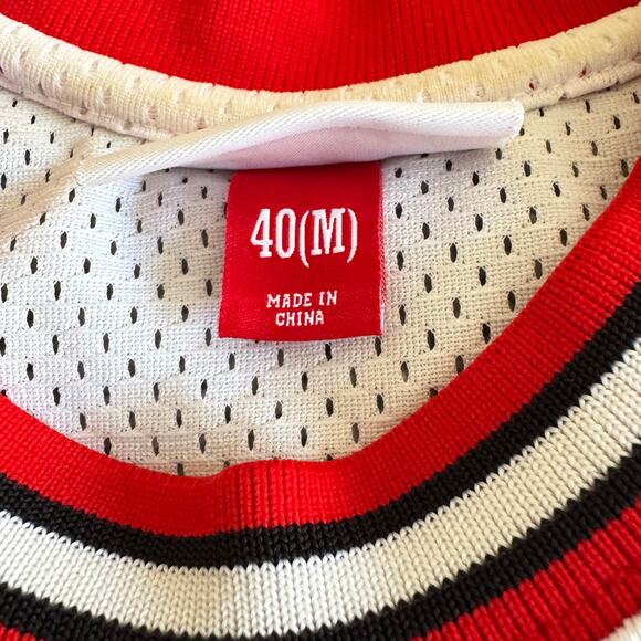 Michael Jordan Authentic Mitchell & Ness NBA Chicago Bulls 84 Rookie Jersey 40-M - Picture 5 of 12